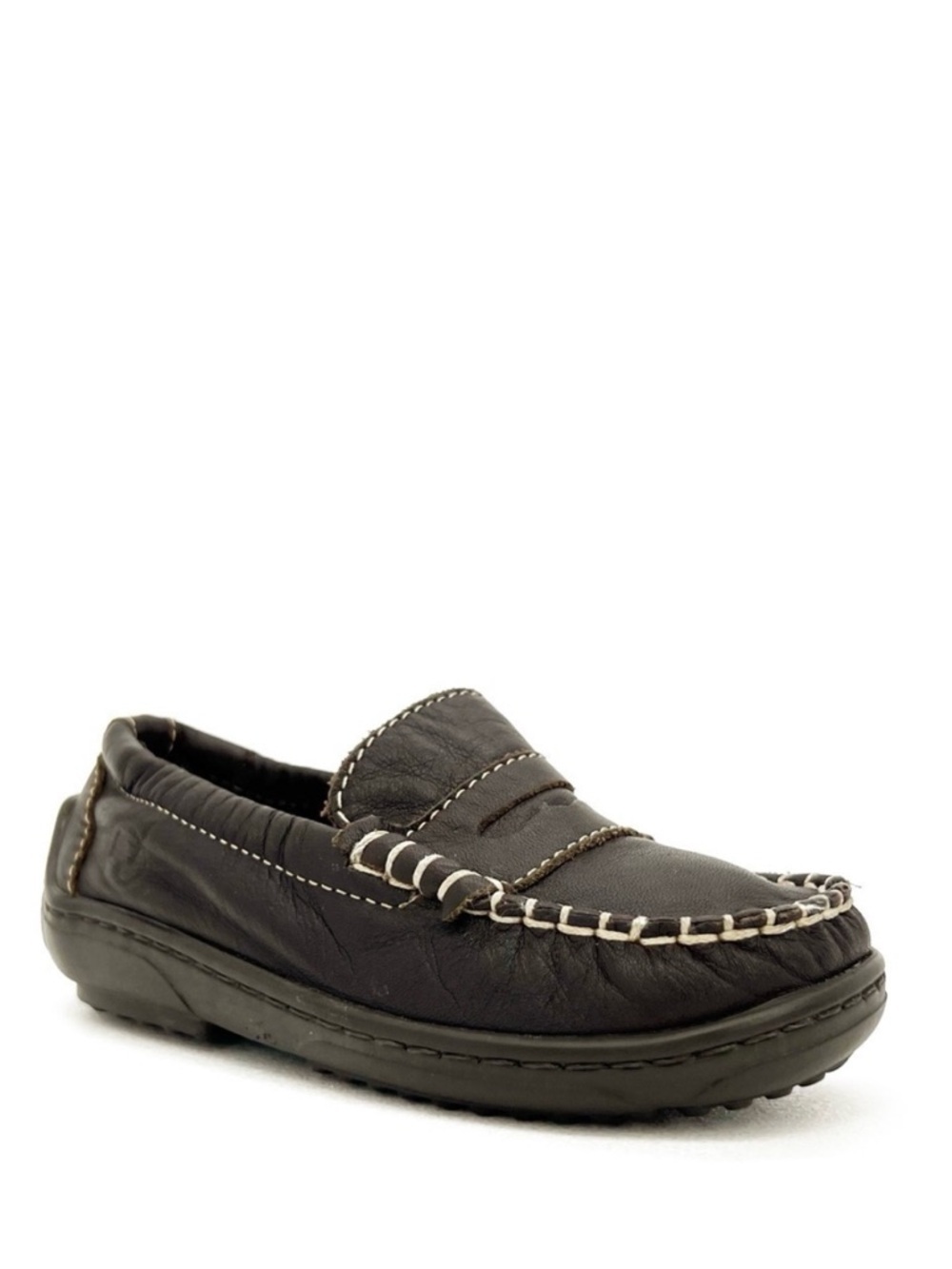 Naturino Penny Loafers Boy’s Shoes Size 24 = 7.5 Brown Leather Slip-on